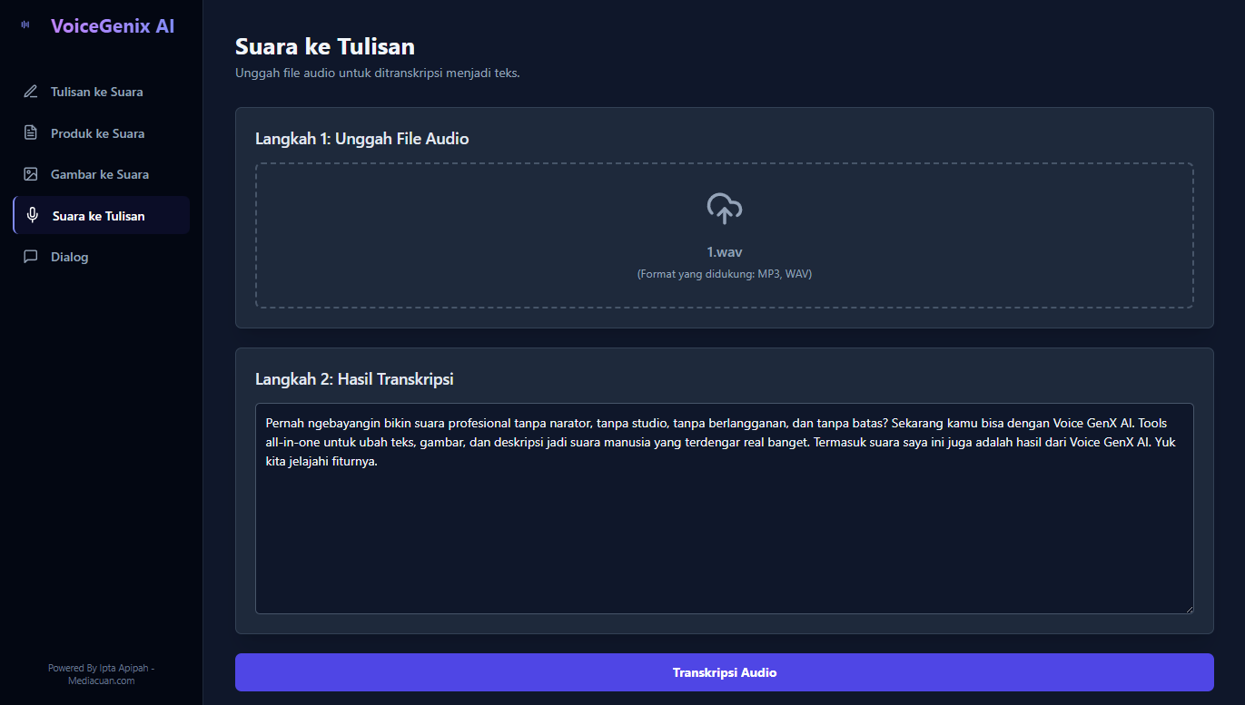 Suara ke Teks